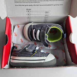 See Kai Run Stevie II Gray/Lightning - Infant Size 3.5